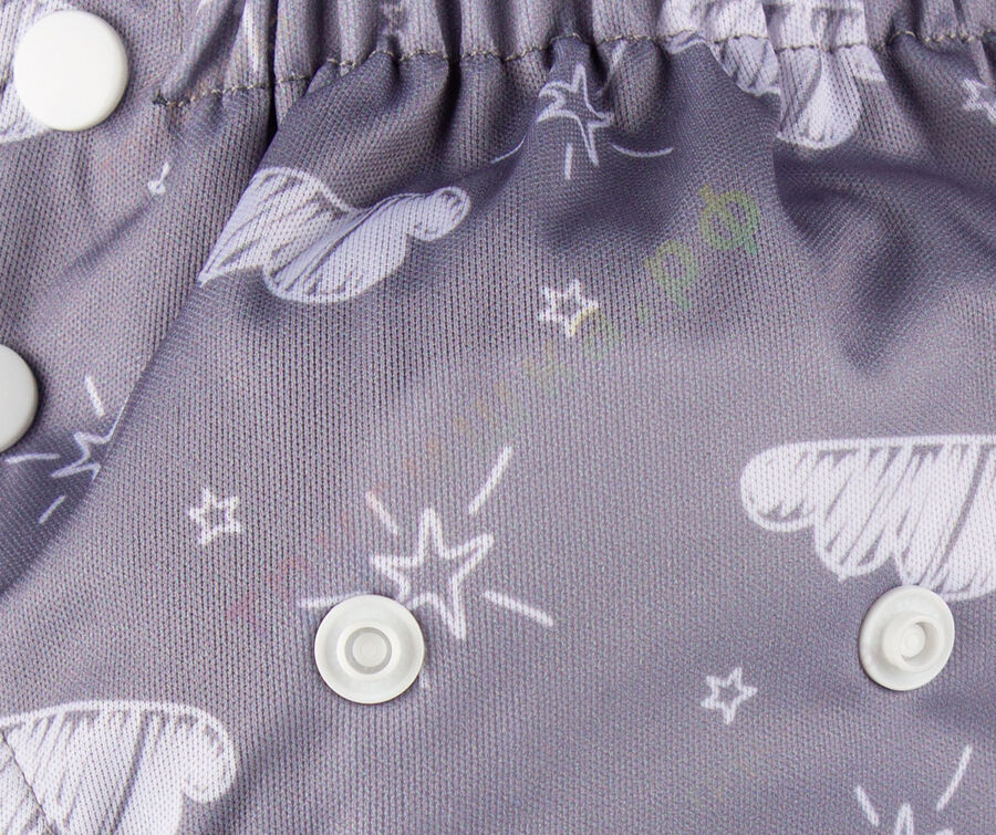 Подгузники-трусики Трусишка Облака на сером