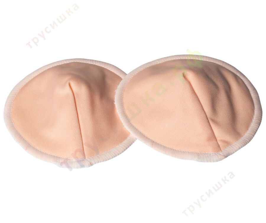Прокладки для груди Эрго Персик (бамбук-уголь), 4 шт.