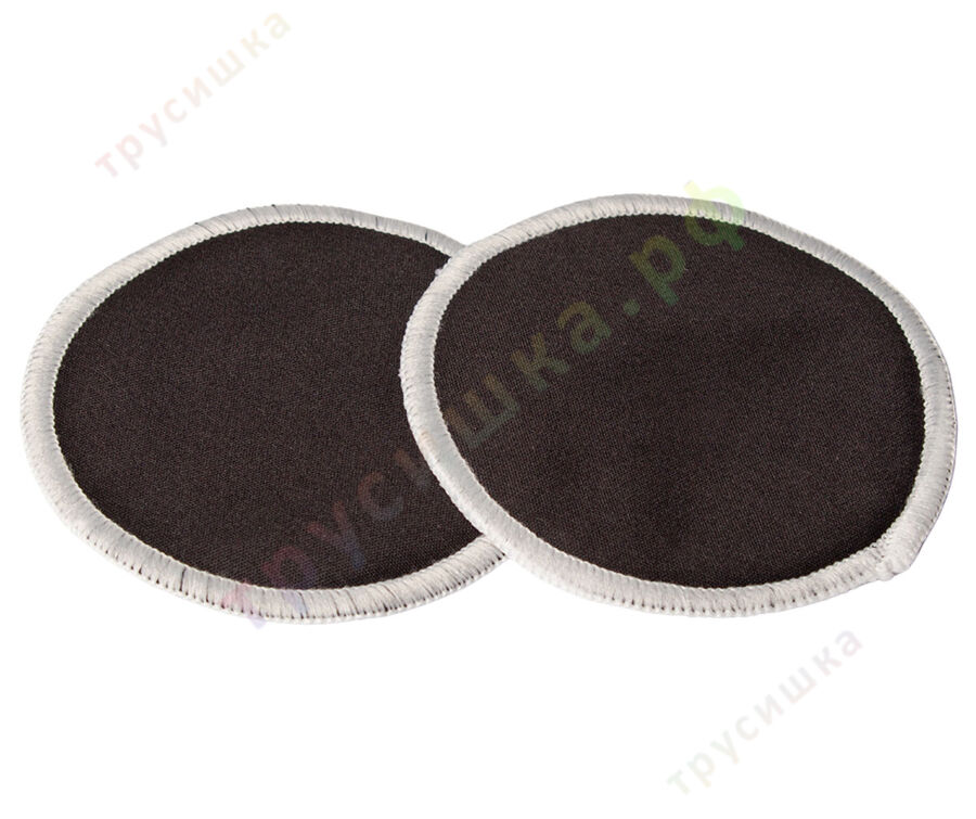 Прокладки для груди Классика Черные (бамбук), 4 шт.