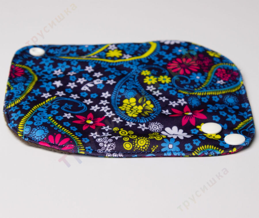 Прокладки ежедневные Цветочный узор (классика) бамбук уголь