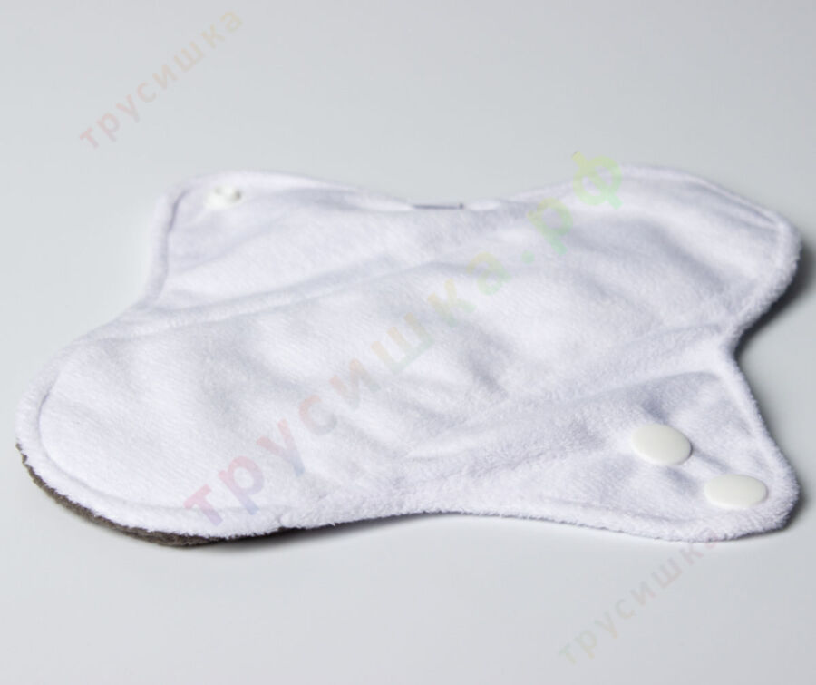 Прокладки ежедневные Эрго Белый (плюш) бамбук-уголь