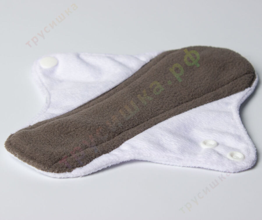 Прокладки ежедневные Эрго Белый (плюш) бамбук-уголь