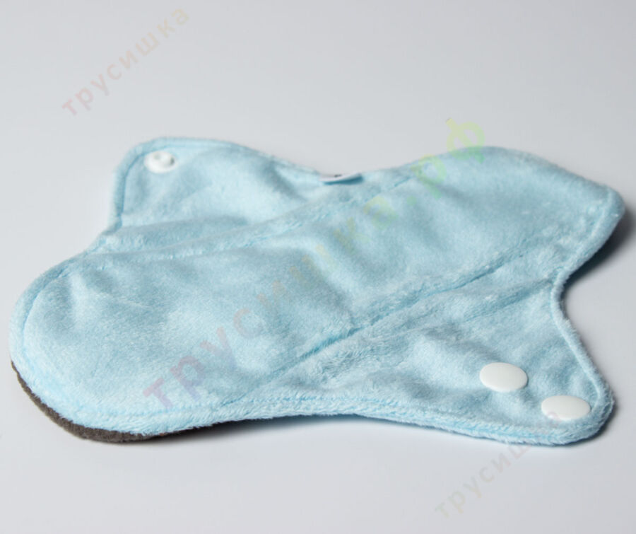 Прокладки ежедневные Эрго Голубой (плюш) бамбук-уголь