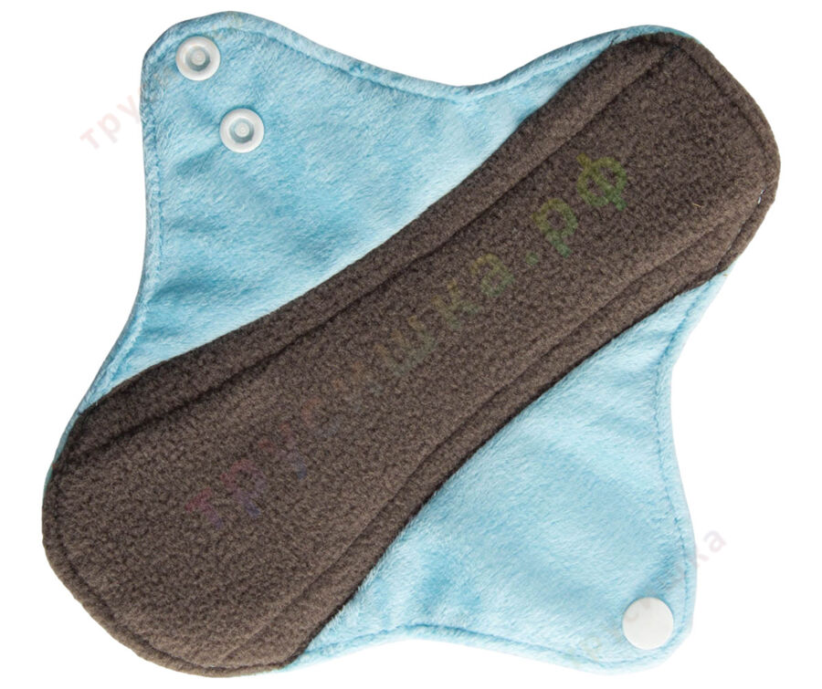 Прокладки ежедневные Эрго Голубой (плюш) бамбук-уголь