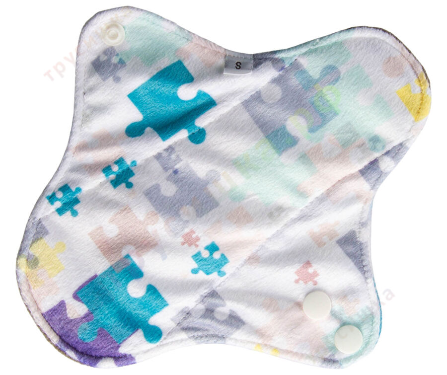 Прокладки ежедневные Эрго Пазлы (плюш) бамбук-уголь