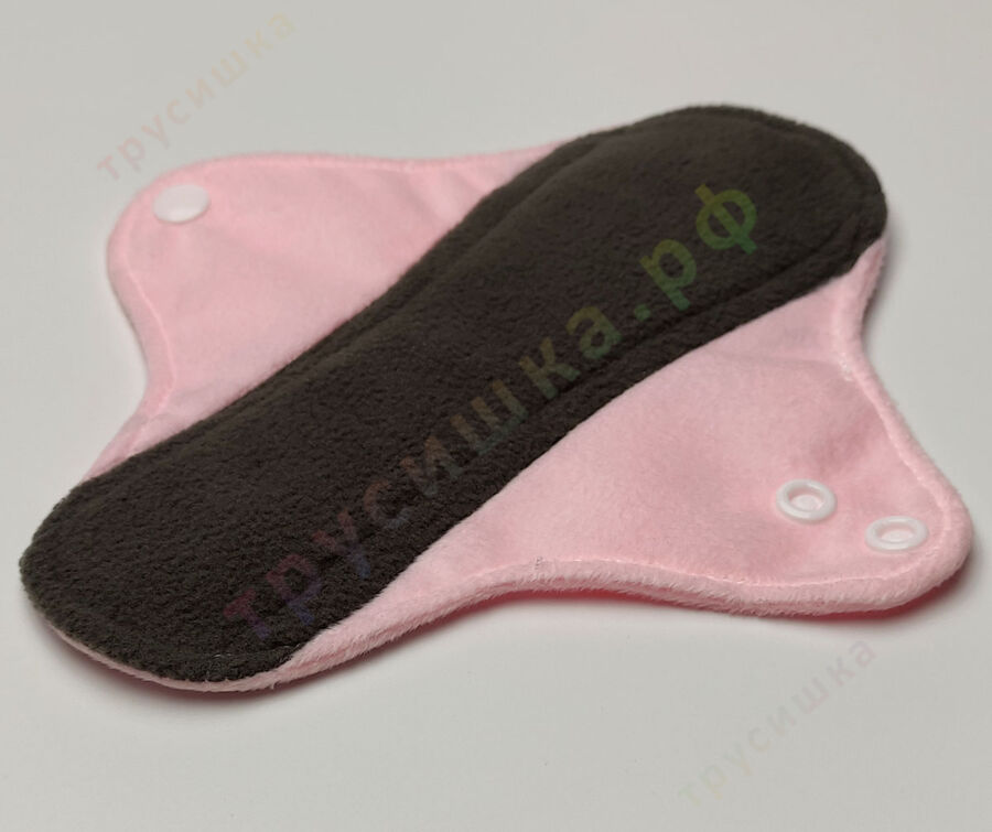 Прокладки ежедневные Эрго Розовый (плюш) бамбук-уголь