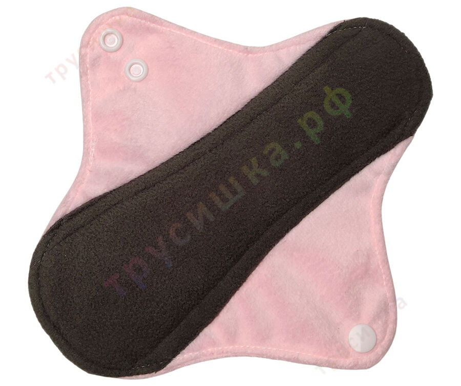 Прокладки ежедневные Эрго Розовый (плюш) бамбук-уголь