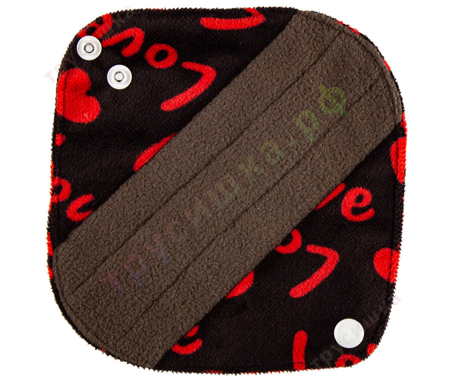 Прокладки ежедневные Love (плюш) бамбук уголь