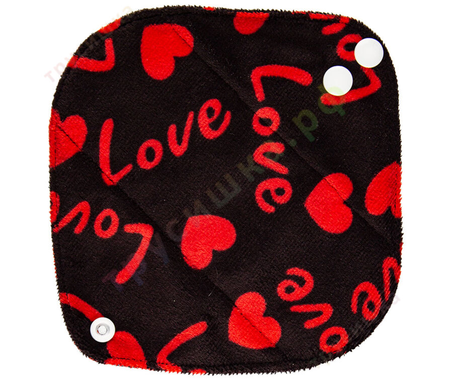 Прокладки ежедневные Love (плюш) бамбук уголь