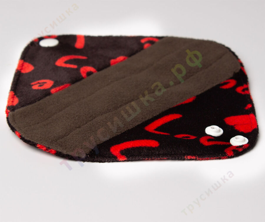 Прокладки ежедневные Love (плюш) бамбук уголь