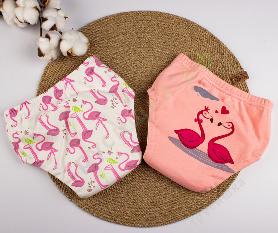 Трусики Joyo Roy двойные Розовый фламинго (комплект 2 шт)