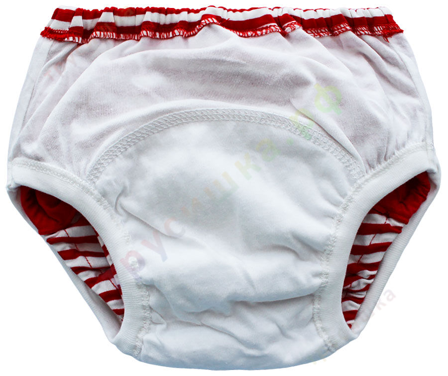 Трусики-юбочка Nishimatsu Красные полосы