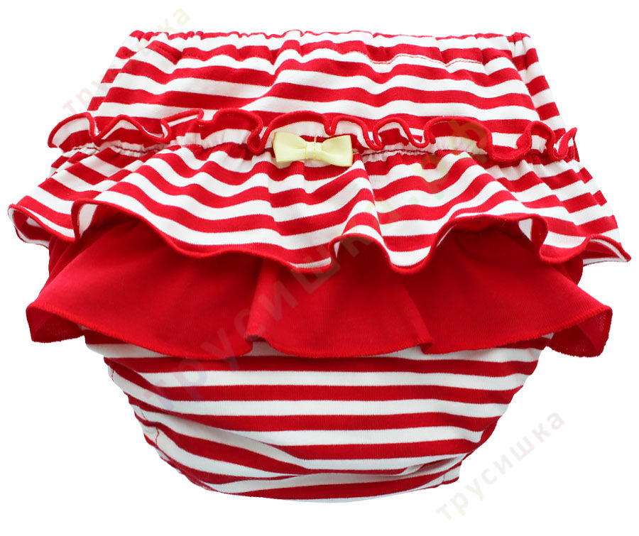 Трусики-юбочка Nishimatsu Красные полосы