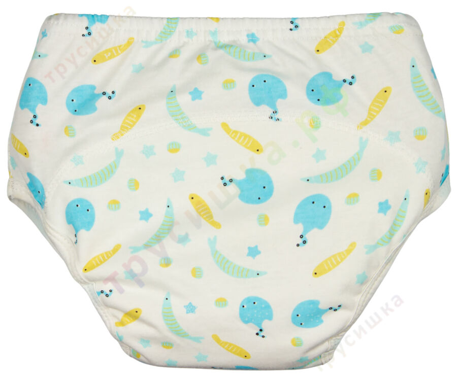 Трусики Sassy Елочки Рыбки Буквы (комплект 3 шт)