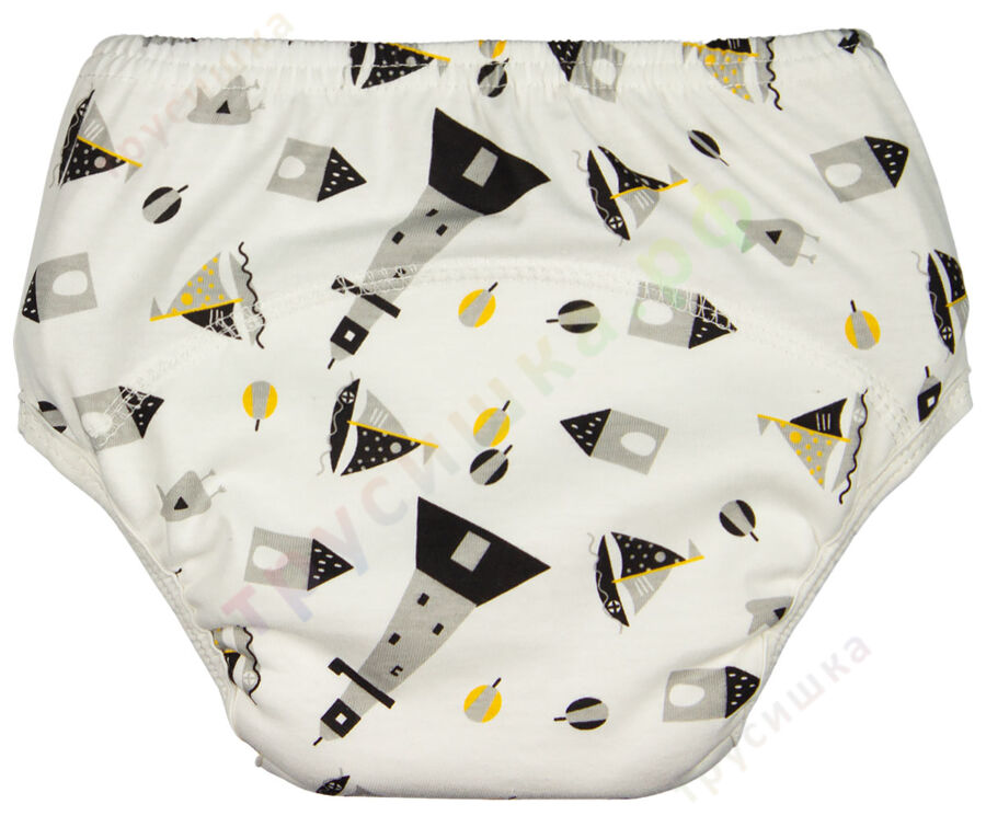 Трусики Sassy Машинки Маяк Голубые динозавры (комплект 3 шт)