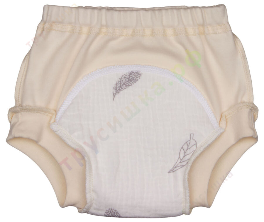 Трусики Трусишка Fly Сливки незабудка кофе (комплект 3 шт)