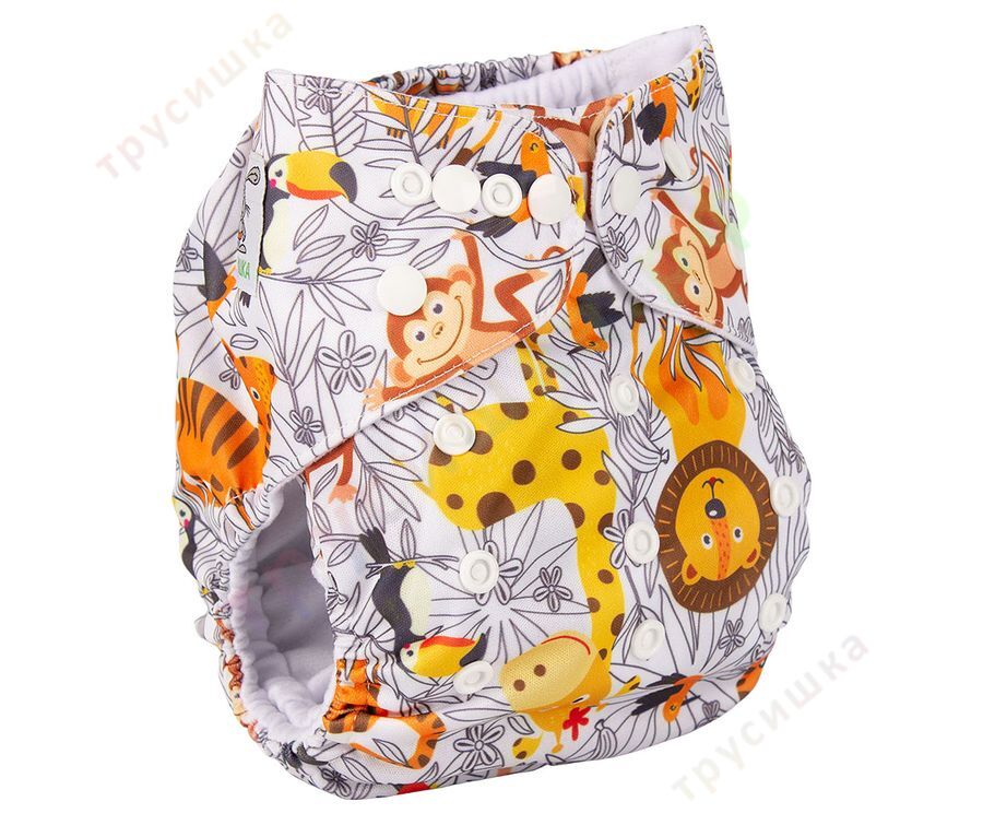 Трусишка Бортики Африка (микрозамша)