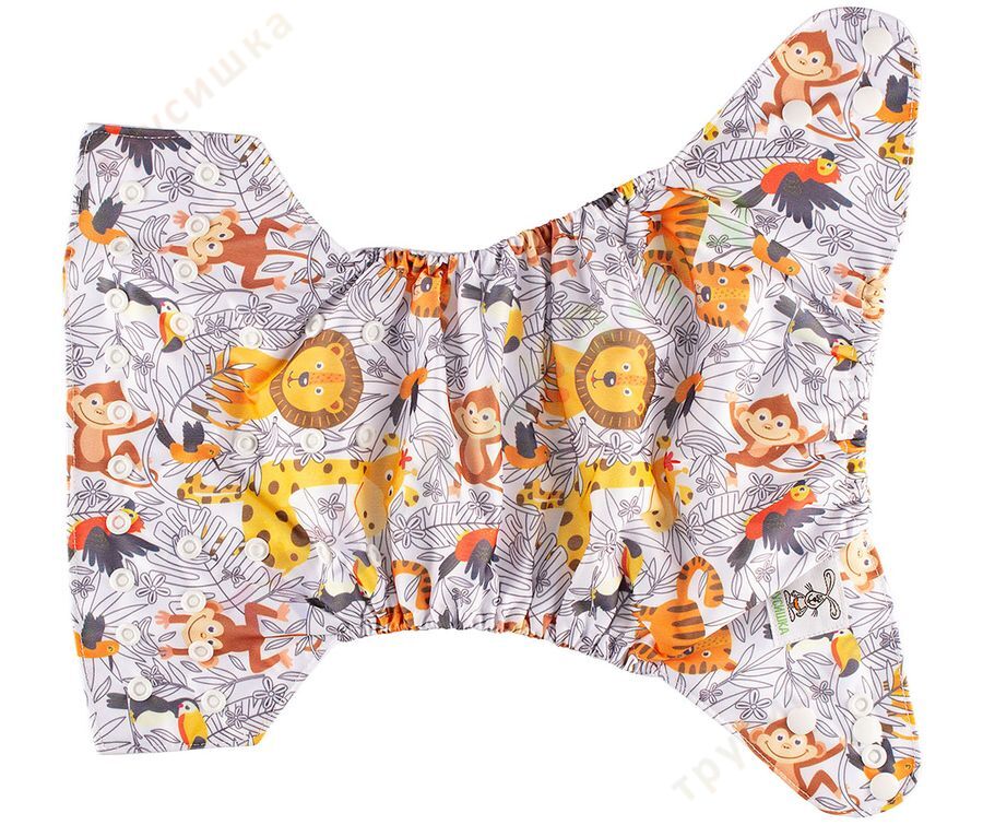 Трусишка Бортики Африка (микрозамша)