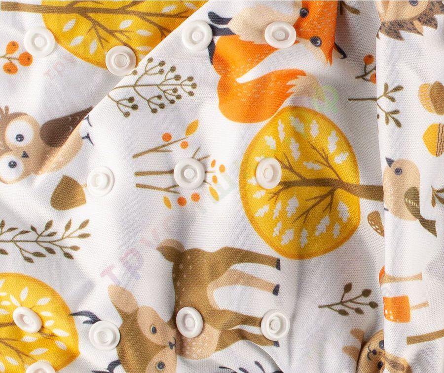 Трусишка Бортики Лесные зверята (бамбук-уголь)