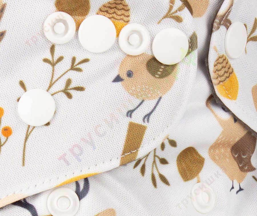 Трусишка Бортики Лесные зверята (бамбук-уголь)