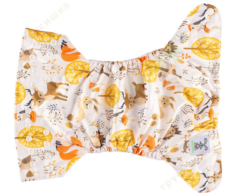 Трусишка Бортики Лесные зверята (микрозамша)