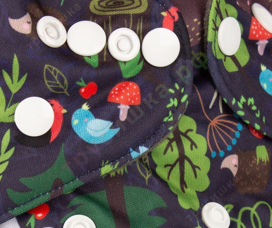 Трусишка Бортики Ночной лес (бамбук-уголь)