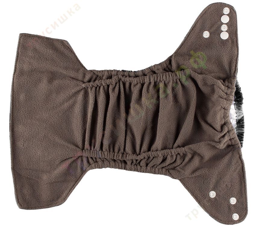 Трусишка Бортики Слоник в короне (бамбук-уголь)