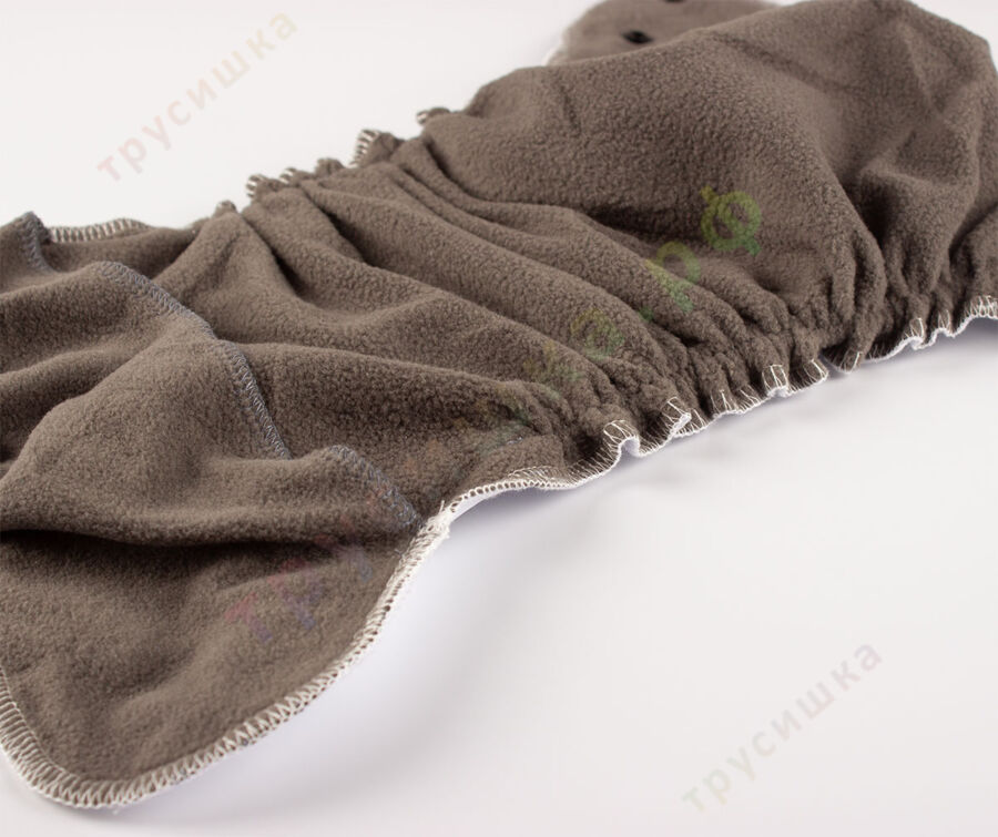 Трусишка Элит Голубой + вкладыш (5 слоев бамбук-уголь)