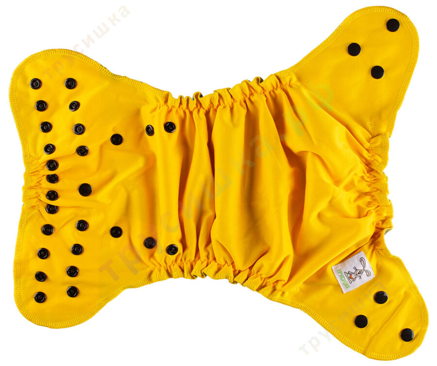 Трусишка Элит Желтый + вкладыш (5 слоев бамбук-уголь)