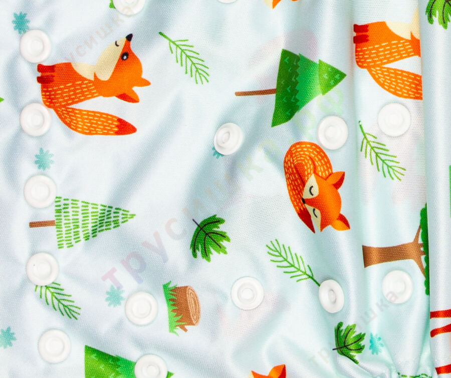 Трусишка Классика для приучения Лисички на зеленом (бамбук)