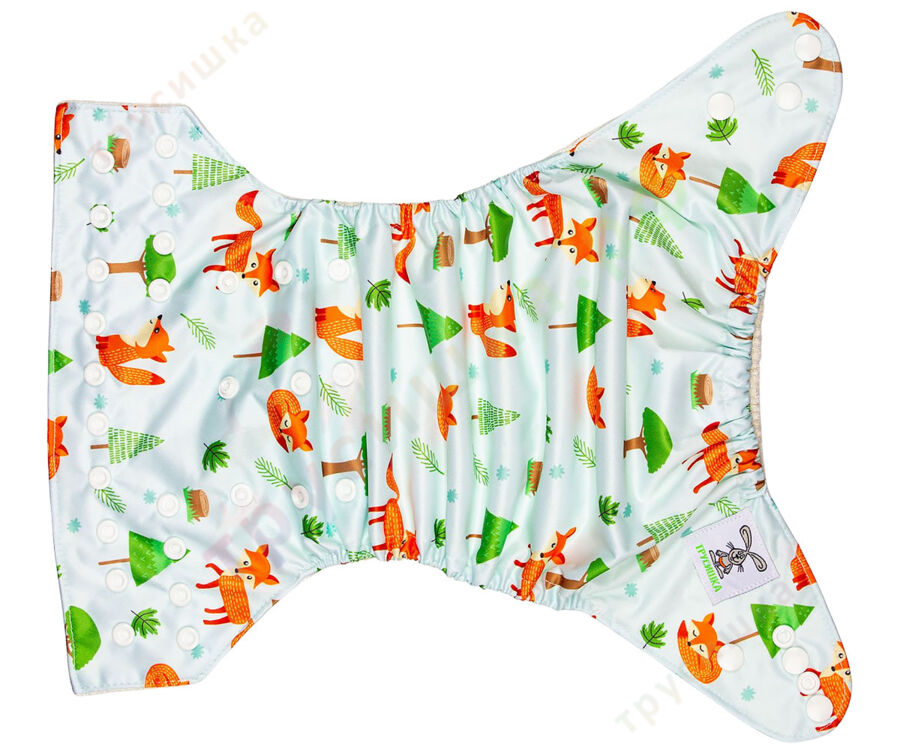 Трусишка Классика для приучения Лисички на зеленом (бамбук)