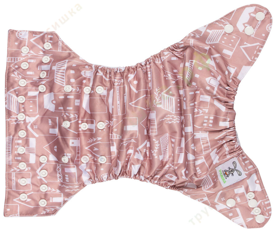 Трусишка Классика Домики (микрозамша)