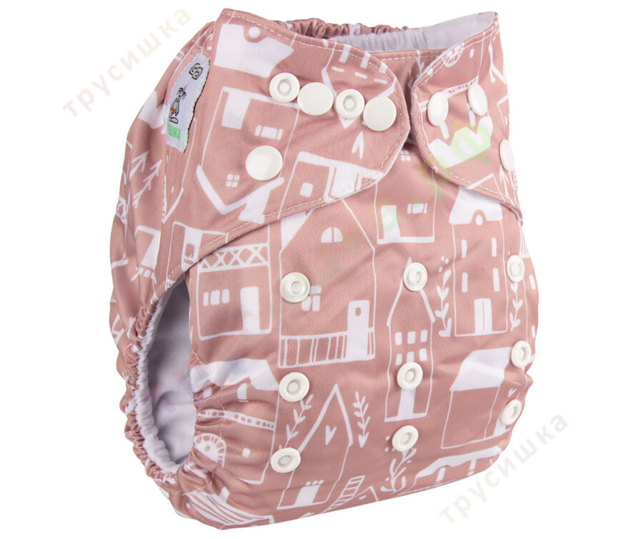 Трусишка Классика Домики (микрозамша)