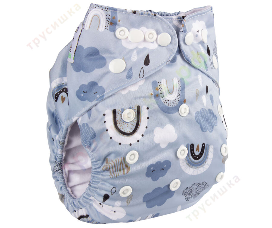 Трусишка Классика Дождик (микрозамша)