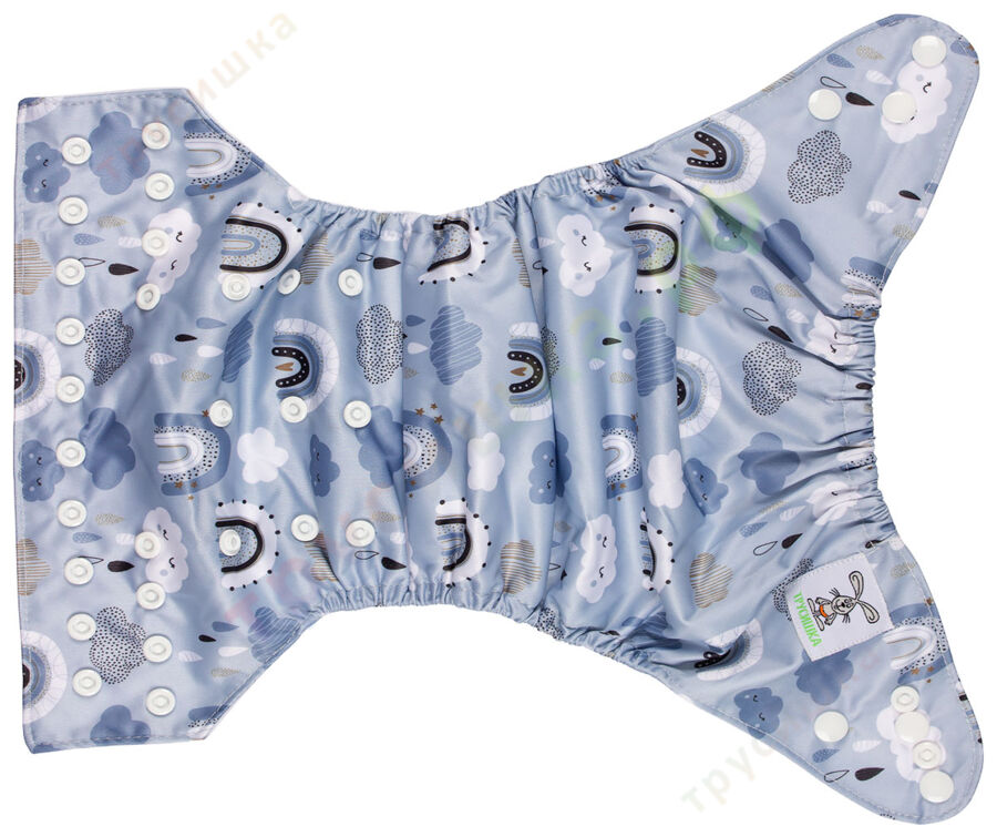 Трусишка Классика Дождик (микрозамша)