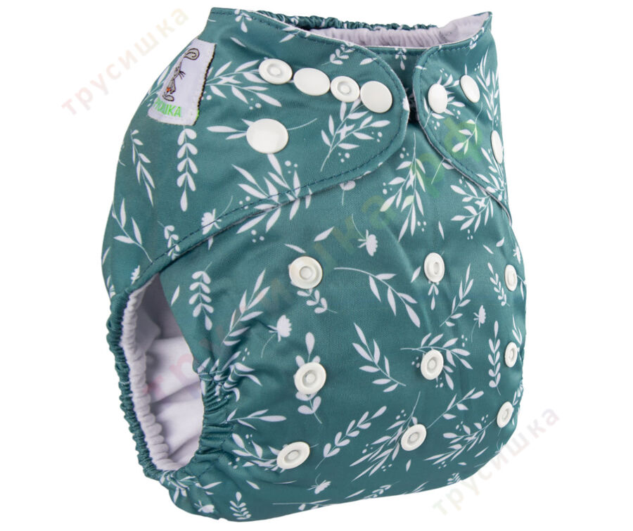 Трусишка Классика Колоски на зеленом (микрозамша)