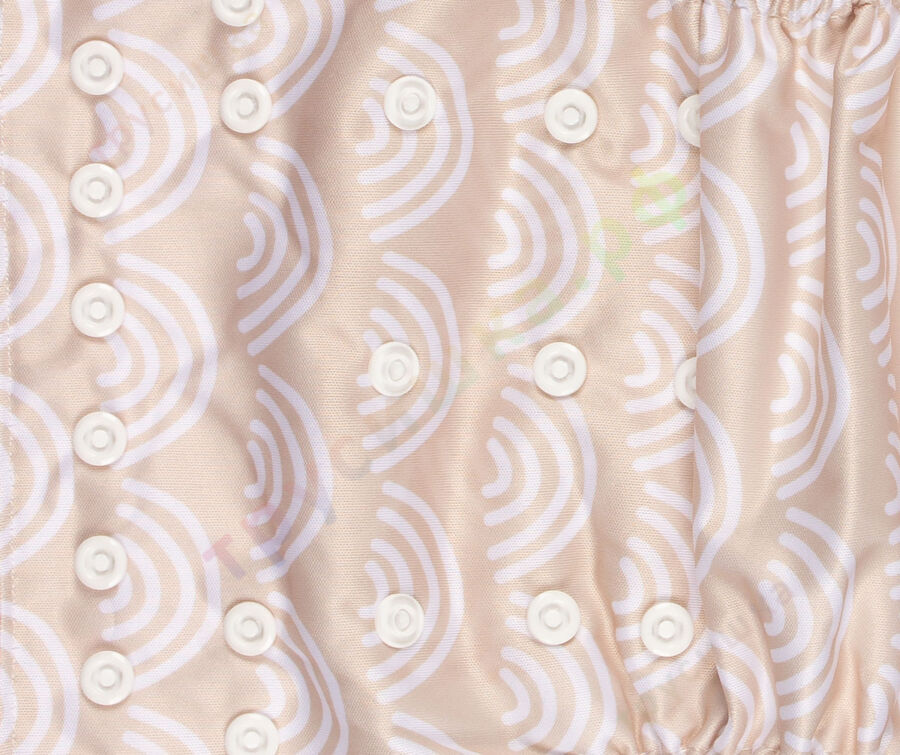 Трусишка Классика Радуга на бежевом (микрозамша)