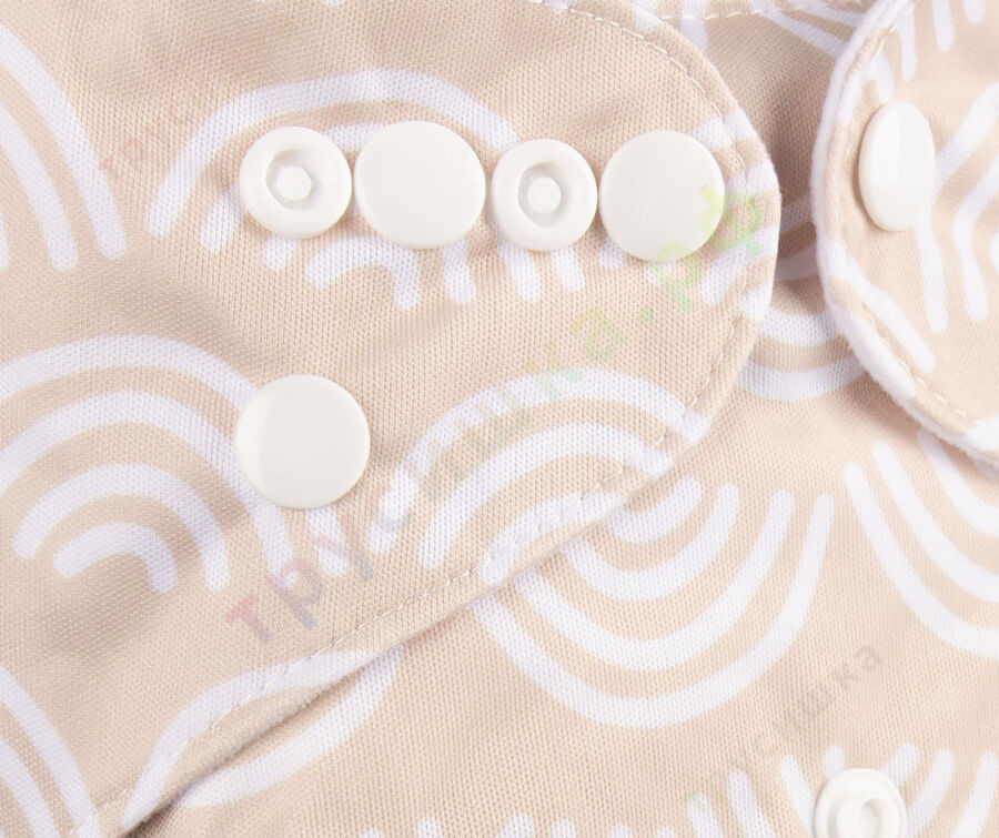 Трусишка Классика Радуга на бежевом (микрозамша)