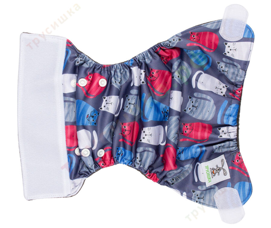 Трусишка Мини Котики на сером