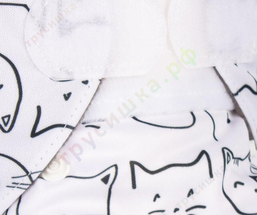 Трусишка Мини Коты на белом