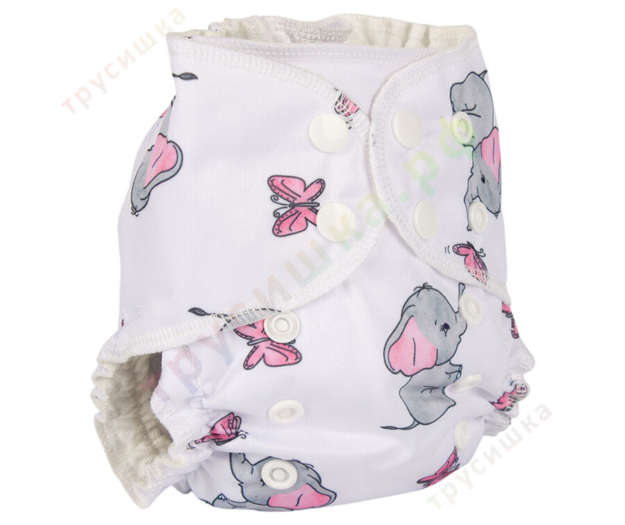 Трусишка Мини Слоник и бабочка (вшитый вкладыш)