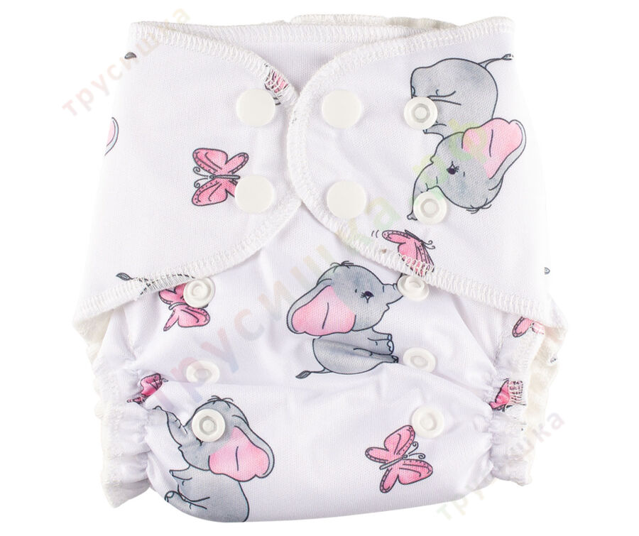 Трусишка Мини Слоник и бабочка (вшитый вкладыш)