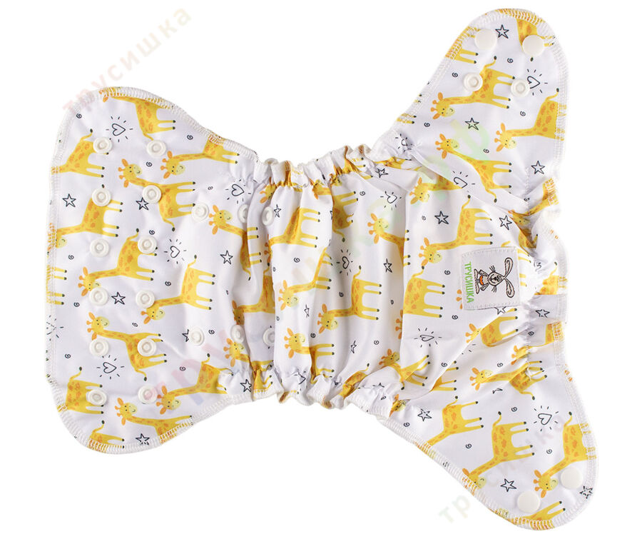 Трусишка Мини Желтые жирафы (вшитый вкладыш)