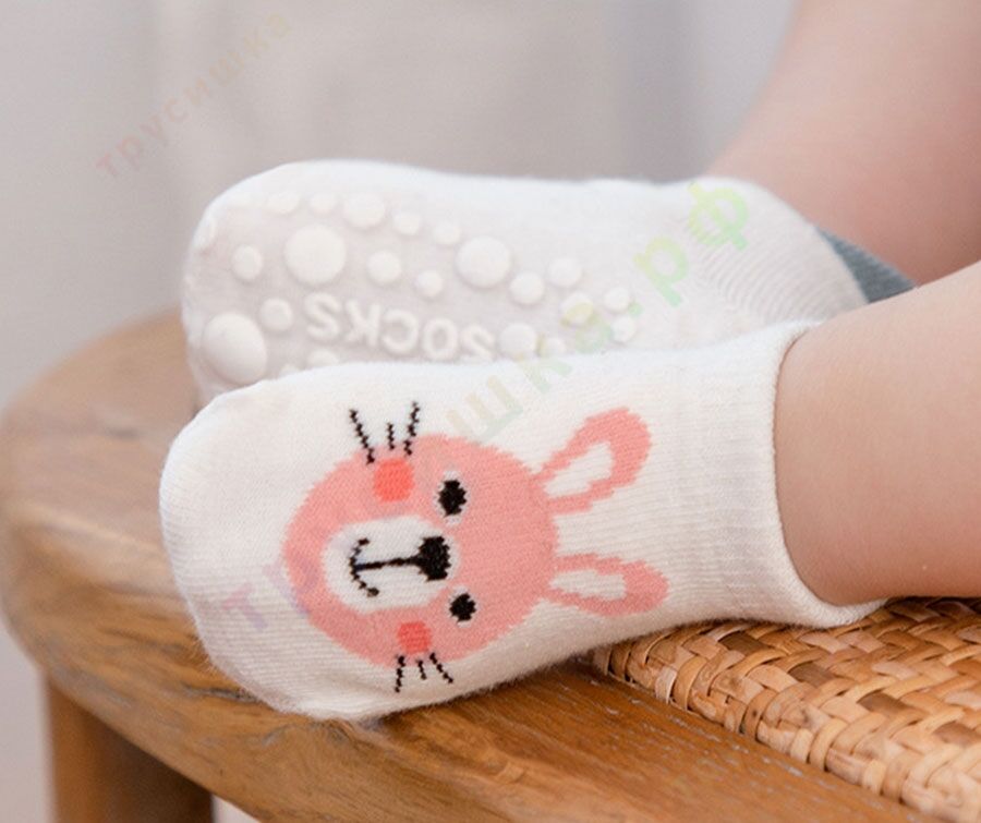 Укороченные носочки Зайчик
