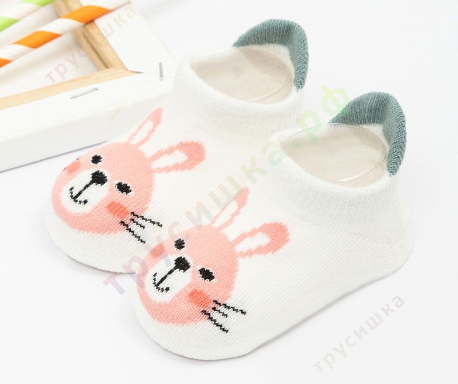 Укороченные носочки Зайчик